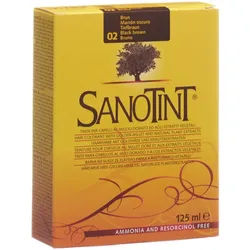 Sanotint® Haarfarbe tiefbraun 02