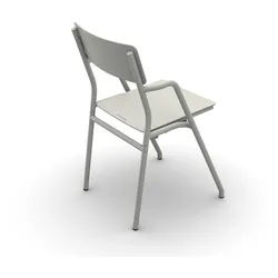 Flip-up Chair - Gartenstuhl achatgrau