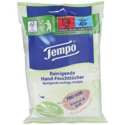 Tempo® Reinigende Hand-Feuchttücher ohne Alkohol und Duft
