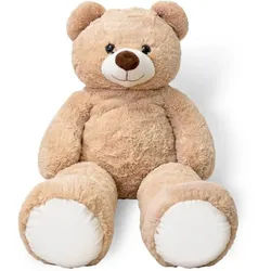 Jollity Kuscheltier Großer Teddybär 150 cm XXXL Plüschbär weich Stofftier (1-St) braun