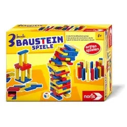 3 bunte Bausteinspiele