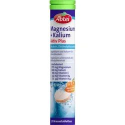 Abtei Magnesium + Kalium Aktiv Plus 15 St Brausetabletten