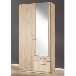 priess Kleiderschrank Bilbao Türanschlag links oder rechts beige 94 cm x 193 cm x 54 cm