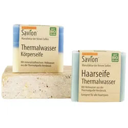 Savion Thermalwasser Körper- und Haarseifen 2er Set Seife 165 g Unisex