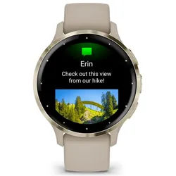 GARMIN Venu 3S Smartwatch french gray/softgold