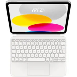 Apple Magic Keyboard Folio [für iPad 10. Gen., 2022, QWERTZ / DE] weiß | Zustand: Neu & original versiegelt