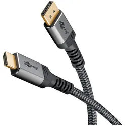 Goobay Plus DisplayPortTM auf HDMITM Kabel (4K@60Hz), 2.0m