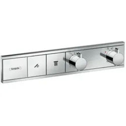 hansgrohe Fertigmontageset RainSelect UP-Thermostat, 2 Verbraucher, chrom