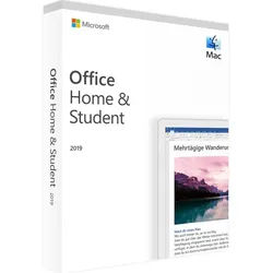 Microsoft Office 2019 Home and Student | für MAC | Sofortdownload, Vollversion