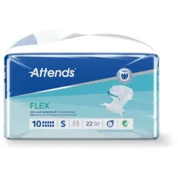 Attends Slip Flex 10 Inkontinenz Pants, mit Hüftgürtel, Inkontinenzslip bei starker bis sehr starker Inkontinenz mit Hüftgürtel, 1 Packung = 22 Stück, small