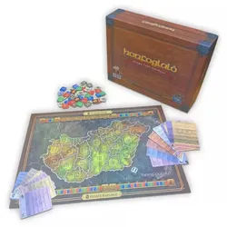 Gesellschaftsspiel „Honfoglaló“ - 2 Karten-Version, neue Ausgabe - auf Ungarisch
