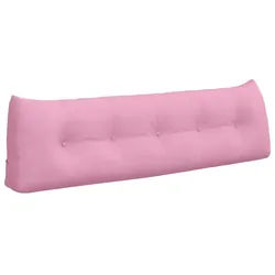 vidaXL Rückenkissen Rücken Kissen Rosa 160 x 24 x 50 cm Stoff, 1-tlg. rosa