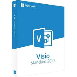 Visio 2019 Standard - Produktschlüssel - Sofort-Download - Vollversion - 1 PC - Deutsch