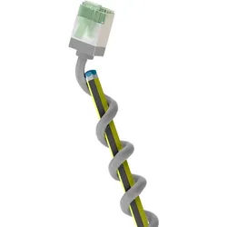 Goobay Ultraflexibles CAT 8.1 Patchkabel, slim, U/FTP, grau