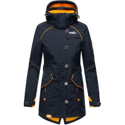MARIKOO Damen Outdoor Softshell Jacke mit abnehmbarer Kapuze Soulinaa