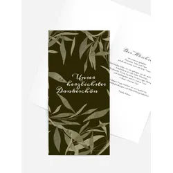 Trauerkarten Dankeskarten selbst gestalten mit Spruch und Fotos im Onlinedesigner bei Meine-Kartenmanufaktur.de