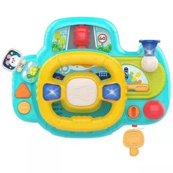 Multifunktionales Lenkrad für Babys - grün