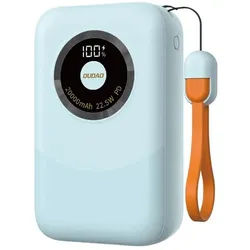 Powerbank K21 Mini 10000mAh 22.5W USB-A / USB-C - blue Powerbank (Akku) - Blau - 10000 mAh