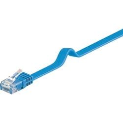 Goobay CAT 6 Flach-Patchkabel, U/UTP, Blau