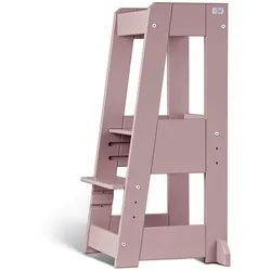 tiSsi Lernturm , Altrosa , Holz , Buche , massiv , 40x91x45 cm , Baby & Kindermöbel, Babyzimmer, Hochstühle, Lerntürme