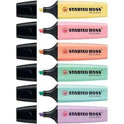 Stabilo 6er-Pack Textmarker »BOSS® Original« Pastell grün