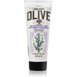 Korres Pure Greek Olive & Rosemary Flower hydratisierende Körpercreme mit Olivenöl 200 ml
