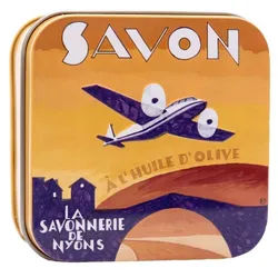La Savonnerie de Nyons - Metallbox mit Seife Transmanche 155 g
