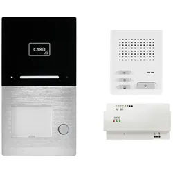 HHG Villa Audio Set 1 RL 1-Familien Audio-Sprechanlagen-Set mit integriertem RFID und Bluetooth®