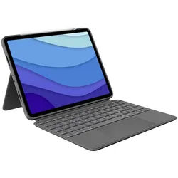 Logitech Logitech Combo Touch Tablet-Tastatur mit Hülle Passend für Marke (Tabl Tablet-Tastatur grau