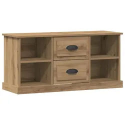 vidaXL TV-Schrank 99,5 x 35,5 x 48 cm Lowboard Wandboard TV- Schrank TV-Wandschrank Arti braun