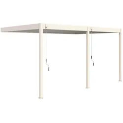 Weide Pergola , Metall , 600x266x400 cm , Gartenmöbel, Loungemöbel