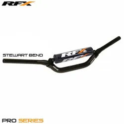 RFX 28,6 mm Pro F8 konischer Lenker (mit Stütze) (Schwarz) Stewart