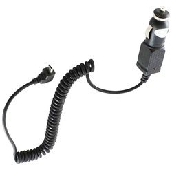 Micro-USB Ladekabel 12 Volt, Ladestrom 1A mit abgewinkeltem Stecker, Kabellänge ca. 1 Meter