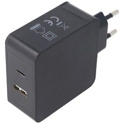 Type-C USB PD Netzteil 18W mit USB-C Ausgang und 12W USB-A lädt QC2.0, QC3.0 und PD