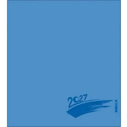 Korsch Verlag Wandkalender Foto-Malen-Basteln Bastelkalender blau 2027