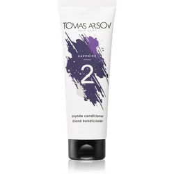Tomas Arsov Sapphire Blonde Condicioner nährender Conditioner mit Tiefenwirkung für blondiertes Haar oder kaltblonde Strähnchen 250 ml