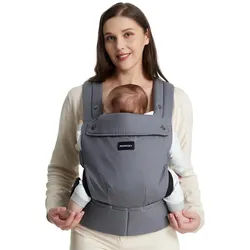 Momcozy Baby Trage - Leichte & Atmungsaktive Grau 1 St