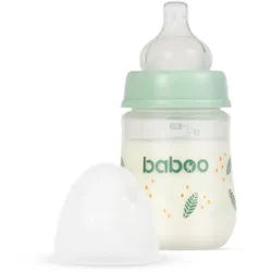Baboo Anti-colic Feeding Bottle Anti-Kolik-Flasche für Kinder ab der Geburt Peachy Keen, 0 m+ 180 ml