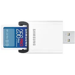 SAMSUNG SDXC-Speicherkarte PRO Plus (2023) 256GB inkl. USB-Kartenleser