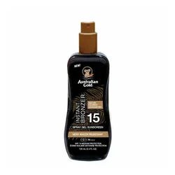 Australian Sonnenschutzcreme LSF 15 Spray Gel mit Bronzer - Sonnenspray - Sonnenmilch - 100ml