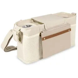 Wonderfold Buggy-Organizer , Beige , Textil , 38.1x12.44x19.3 cm , Baby on Tour, Kinderwagen, Kinderwagenzubehör, Sonstiges Kinderwagenzubehör