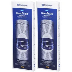 Bauerfeind® GenuTrain Aktive Kniebandage, Patella und Bandage Größe 1 Titan