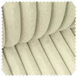 novely® Stoff TILLEN Weicher Polsterstoff Breitcord-Optik Möbelstoff, Kuschelweich, Strapazierfähig, Pflegeleicht, Meterware, 1lfm beige