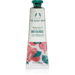 The Body Shop British Rose Hand Cream feuchtigkeitsspendende Creme für die Hände 30 ml