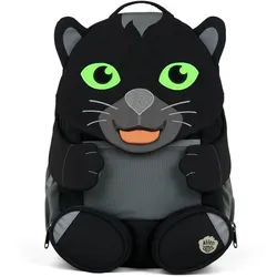 Affenzahn Großer Freund Panther -Kindergartenrucksack Schwarz, Hellgrün, Neon