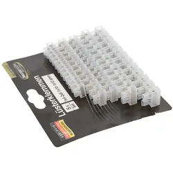 Lüsterklemmen Sortiment bestehend aus 60 Stück transparent terminal stripes