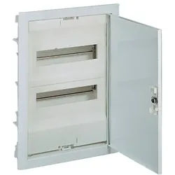Legrand 001432 Unterputz Verteiler Ekinoxe mit Metalltür Signalweiß 24+4M 2R