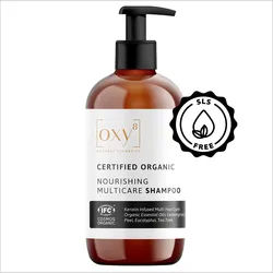 oxy8 Naturkosmetik Nourishing Multicare Shampoo - Glänzendes Haar. Gegen Spliss und Schuppen. 250 ml Unisex