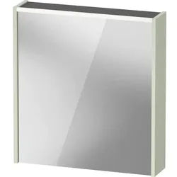 Duravit D-Code Spiegelschrank DC7105RHHHH0000 650x700 mm, Blassgrün Matt, mit Beleuchtung und Steckdose