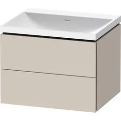 Duravit L-Cube c-shaped Set wandhängend Taupe Matt 600x480x480 mm - LC6950N91910000 LC6950N91910000
